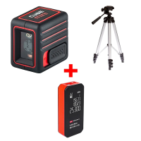 Комплект: лазерный уровень ADA Cube MINI Basic edition, фото/видео штатив ADA Digit 130, лазерный дальномер Cosmo MICRO 25