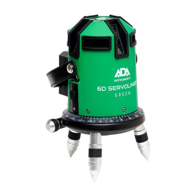 Лазерный уровень ADA 6D SERVOLINER GREEN с калибровкой